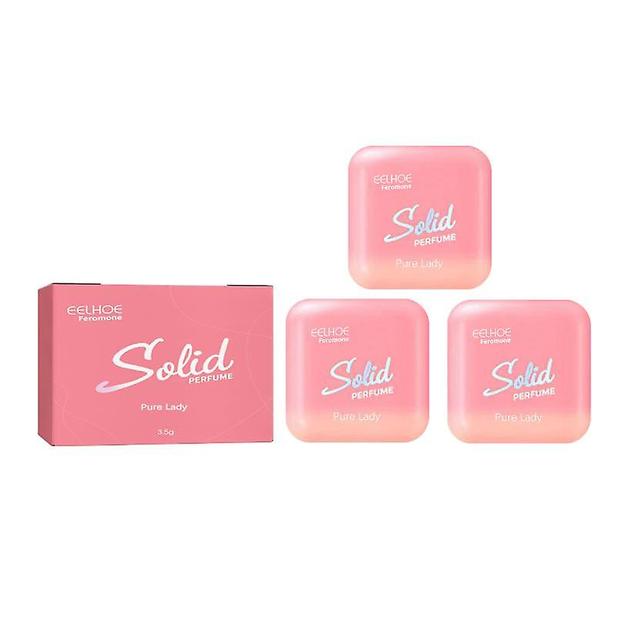 Pheromone Solid Balm Natural Light Fragrance Long-lasting Fragrance Portable Smear Body Skin Balm A 3pcs on Productcaster.