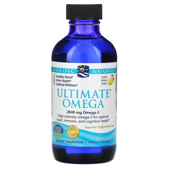 Nordic Naturals, Ultimate Omega, Citron, 2,840 mg, 4 fl oz (119 ml) on Productcaster.