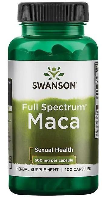 Swanson Maca 500 mg 100 Capsule on Productcaster.