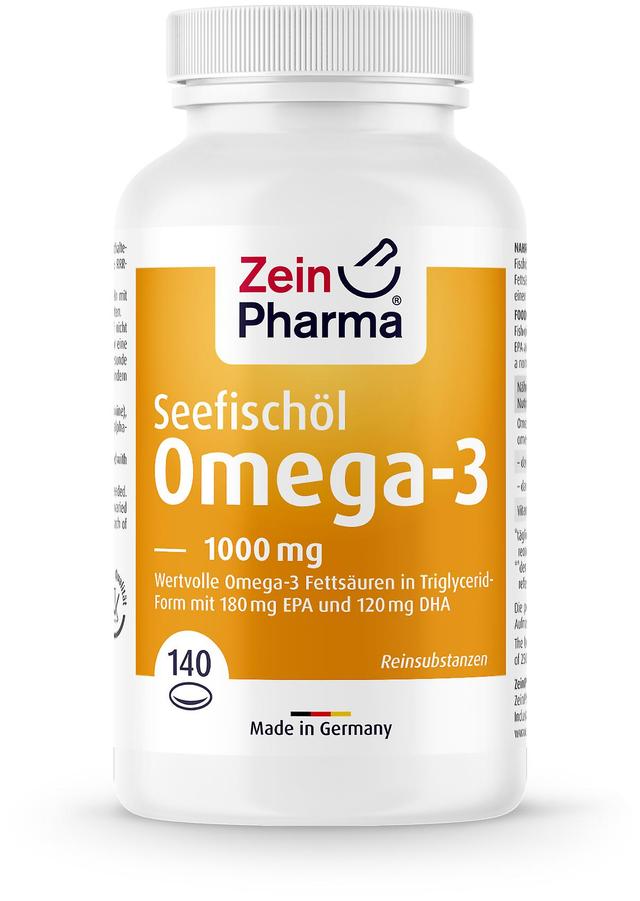 Zein Pharma Omega-3 1000mg 140 Kapsler on Productcaster.