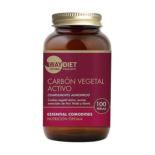 Waydiet Vegetable activated carbon pearls 100 softgels of 839.6mg on Productcaster.