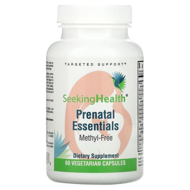 Seeking Health, Prenatal Essentials, Methyl-Free, 60 Vegetarian Capsules on Productcaster.