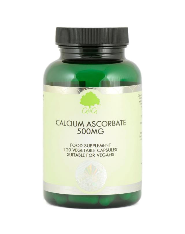 G&g vitamins calcium ascorbate 500mg 120's on Productcaster.