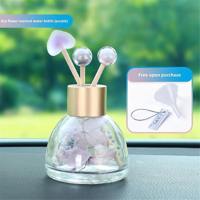 Cute Flower Aromatherapy Car Air Outlet Decoration Perfume Clip Dispenser Bottle Air Freshener Decor Auto Interior Accessories on Productcaster.