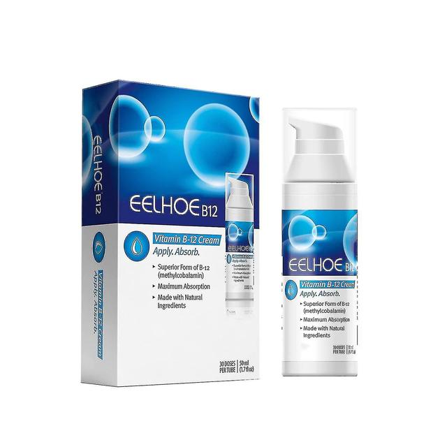 Vitamin B12 Cream Methyl B12, Methylcobalamin B12 1000 mcg Energi, Sundhed Levende hud, Kraftfuld Topisk B12 Skin Cream 1Pc on Productcaster.