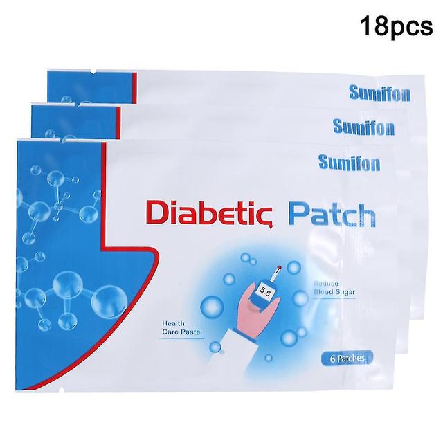 Diabetisk Patch Diabetes Cure stabiliserer blodsukkeret Balance Glucose Plaster 18pcs on Productcaster.