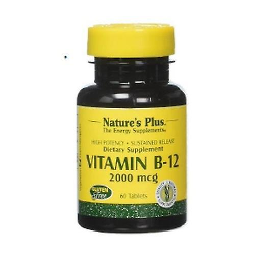 Nature's Plus B12 vitamín 60 tabliet s obsahom 2000μg on Productcaster.