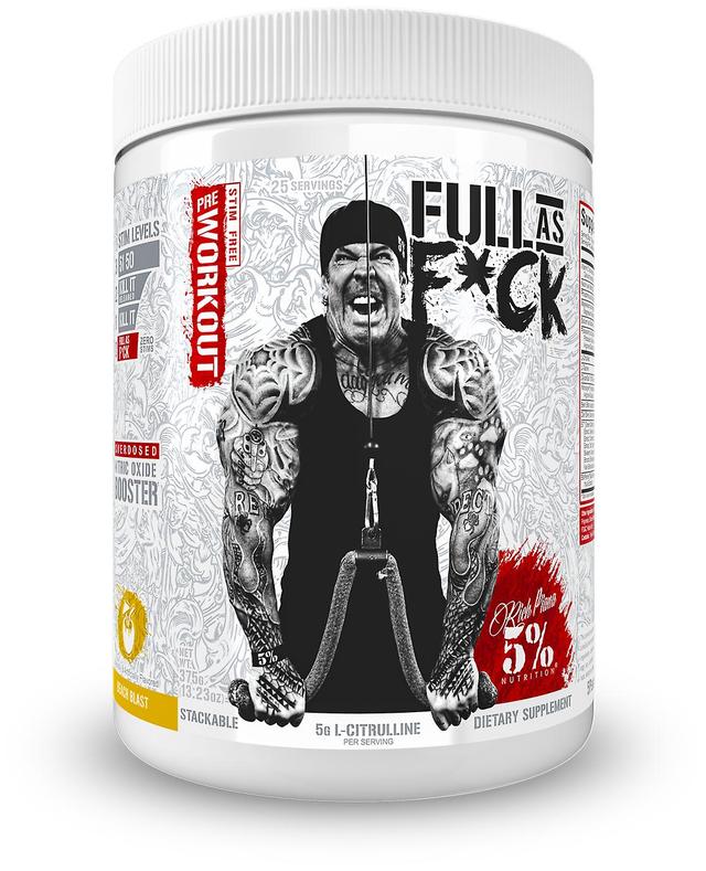 5% Nutrition Full As F*ck Legendary Series 350 gr Blue raspberry on Productcaster.