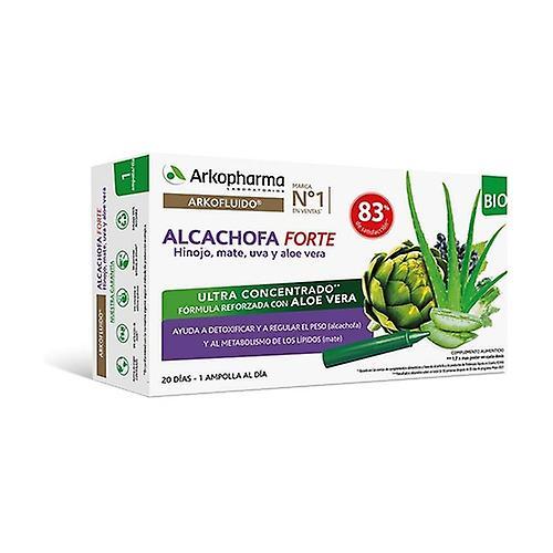 Arkopharma Arkofluido artičok forte organický fenikel, maté a hrozno 20 ampuliek po 15ml on Productcaster.