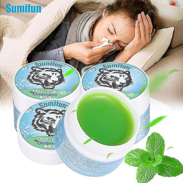 3pcs Tiger Balm Cooling Oil Mint Ointment Treat Colds Headaches Nasal Conge on Productcaster.