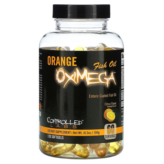 Controlled Labs, Orange OxiMega Fish Oil, Citrus, 120 Softgels on Productcaster.