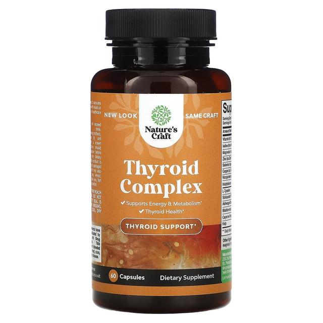 Natures Craft, Thyroid Complex , 60 Capsules on Productcaster.