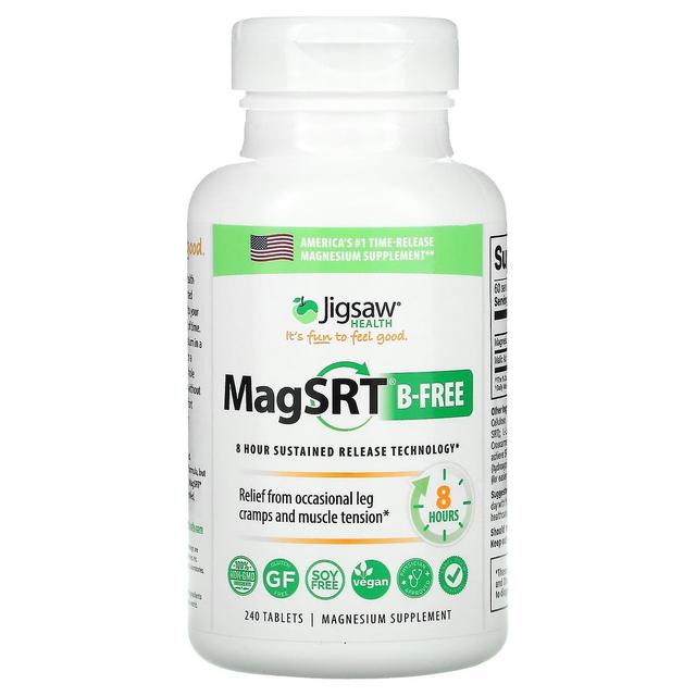 Jigsaw Health, MagSRT B-Free, Time-Release Magnesium, 240 Tablets on Productcaster.