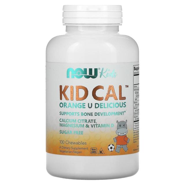 NOW Foods, Kid Cal, 100 masticabili on Productcaster.