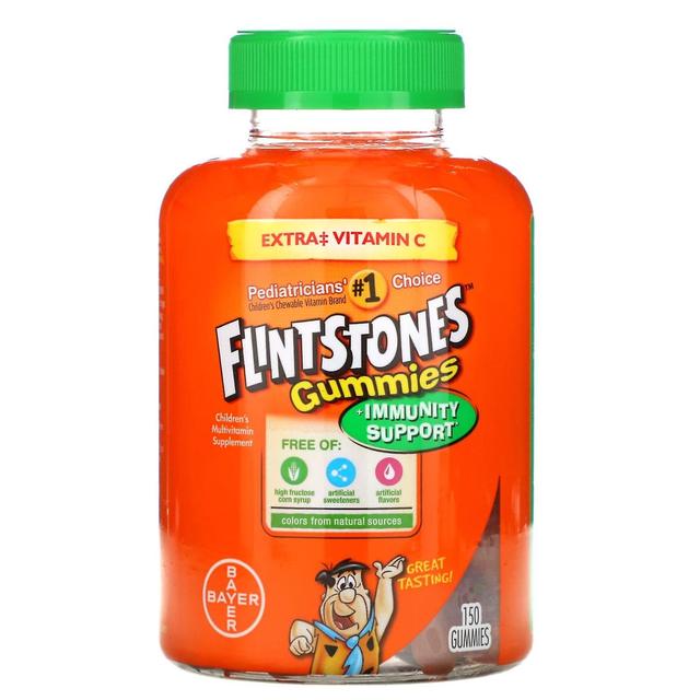 Flintstones Kivikivet, lasten monivitamiini sekä immuunituki, 150 kumia on Productcaster.