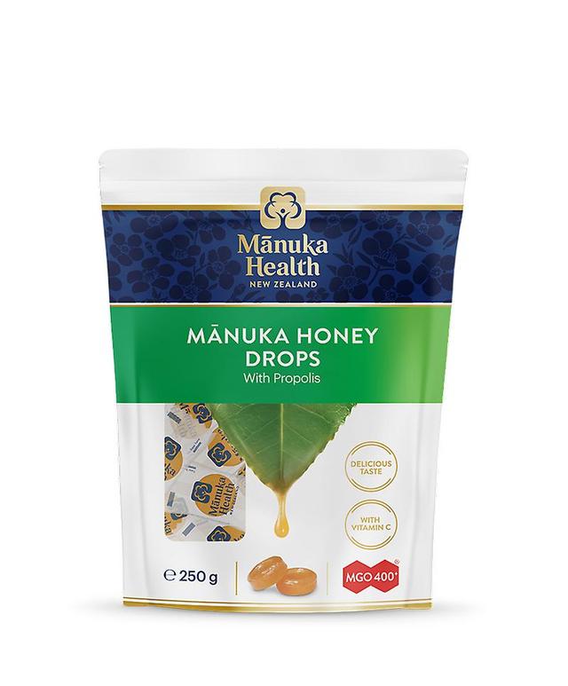 Manuka health products mgo 400+ manuka honey drops with propolis 250g 58's on Productcaster.