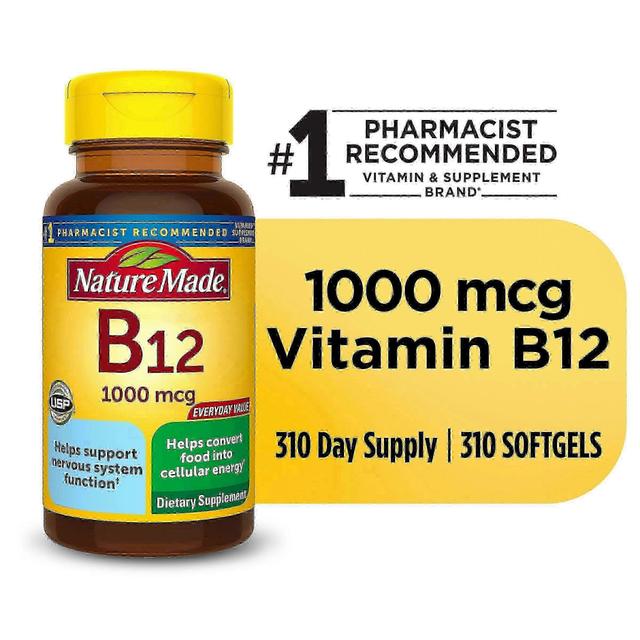 Nature Made Príroda vyrába vitamín b12 softgels, 1000 mcg, 310 ea on Productcaster.