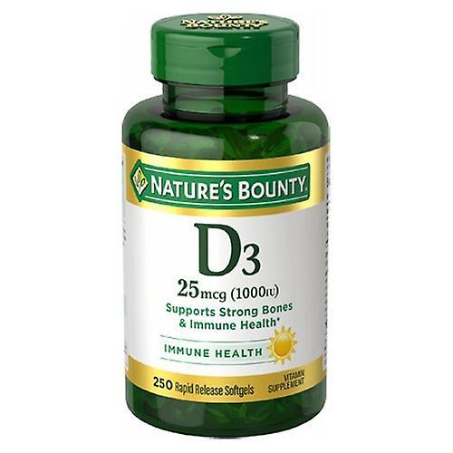 Natures Bounty Nature's Bounty D3 High Potency,1000 IU ,250 Count (Pack of 2) on Productcaster.