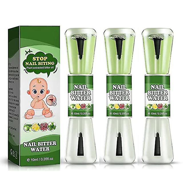 Tratamento de roer as unhas para crianças rolha de chupar o polegar natural para crianças botânicos amargos 3pcs on Productcaster.