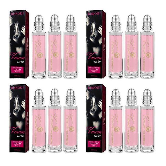 12pcs Pheromone Intimate Partner Perfume Attract Girl Men Women Roll On Fragrance Unisex man on Productcaster.