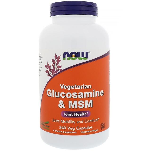 Now Foods, Vegetarian Glucosamine & MSM, 240 Veg Capsules on Productcaster.