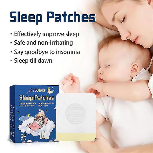 Sszfv 24pcs Sleep Patches Insomnia Sleep Aid Patch Decompression Improve Sleeping Plaster For Good Sleep At Home on Productcaster.