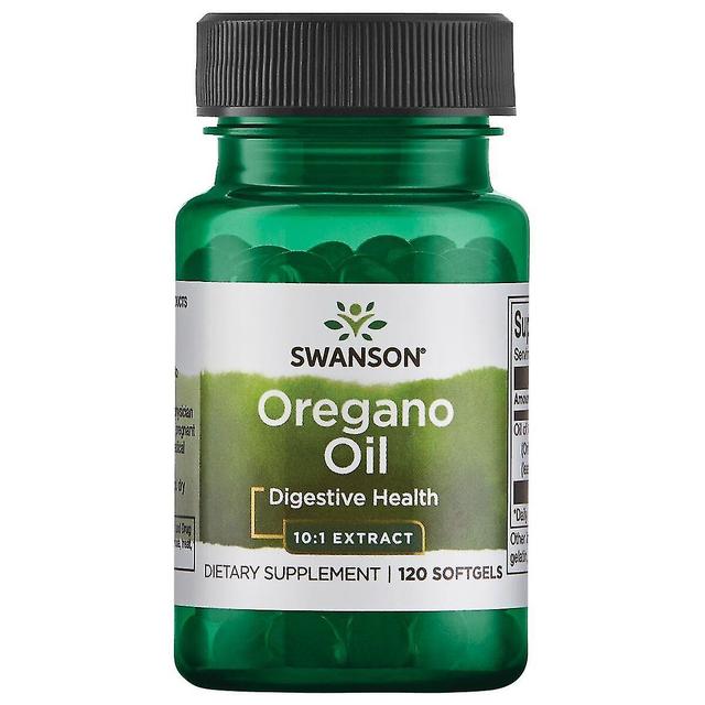 Swanson Oregano Olie 10:1 Extract 150 mg 120 Softgels on Productcaster.