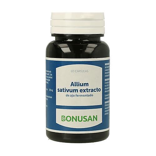 Bonusan Allium Sativum (Black Garlic) 60 vegetable capsules on Productcaster.