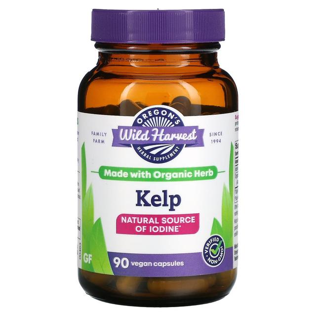 Oregon's Wild Harvest Oregons Wild Harvest, Kelp, 90 Vegan Capsules on Productcaster.