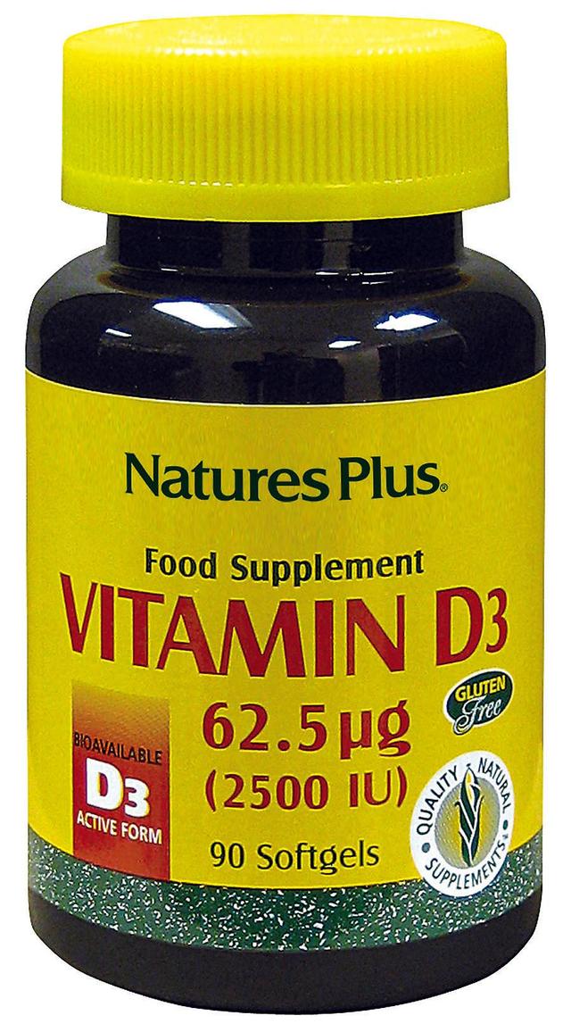 Nature's plus vitamin d3 2500iu 90's on Productcaster.