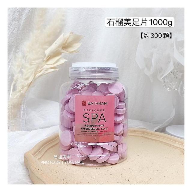 Nail Cleaner With Effervescent Ball, Hand And Feet Treatments, Spa, Softens Dead Skin, Effervescent Tablet, Nail Repair Tool Pomegranate-1000g on Productcaster.