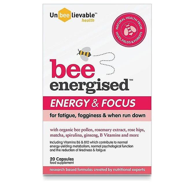 UnBEElievable Health Bee Energised Energy & Focus Kapseln 20 (BEE01) on Productcaster.