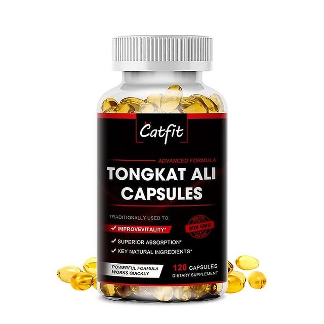 Catfit Natural Tongkat Ali Root Capsules Kidney Tonifying Yang Extractive Anti-fatigue Exuberant Potency For Malehuamade Huamade 120pcs on Productcaster.