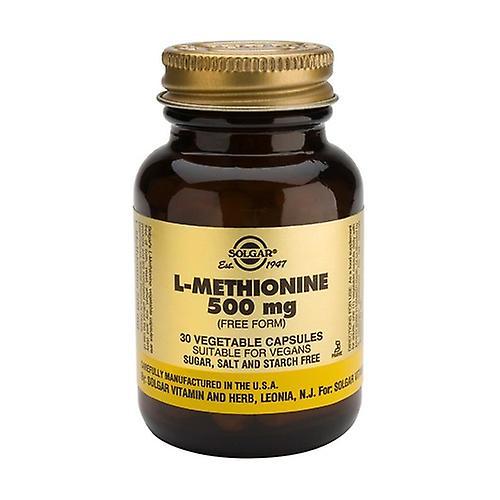 Solgar L-Methionine 30 capsules of 500mg on Productcaster.