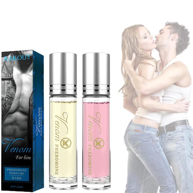 Long-lasting Light Fragrance Pheromone Perfume For Women&men, High Attractive Roll On Perfume Party Perfume Women and Men 3pcs on Productcaster.