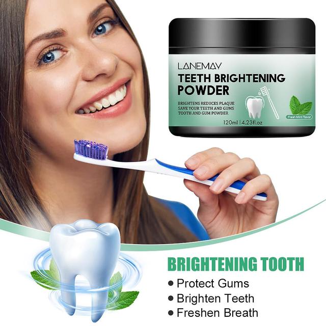 Congjing Poudre de blanchiment des dents Poudre de blanchiment des dents au charbon actif naturel 120g on Productcaster.