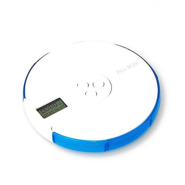 Automatic Pill Dispenser With 7 Days Electronic Medication Manager High Quality Blue on Productcaster.