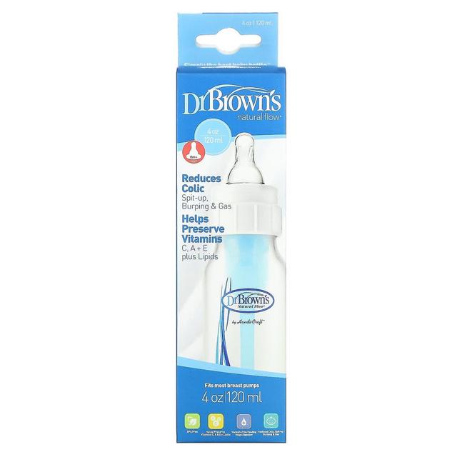 Dr. Brown's, Natural Flow Bottle, 0+ maanden, 4 oz (120 ml) on Productcaster.