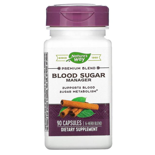 Nature's Way, Blood Sugar Manager, 90 Capsule on Productcaster.