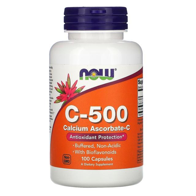 NOW Foods, C-500, kalsiumaskorbaatti-C, 100 kapselia on Productcaster.