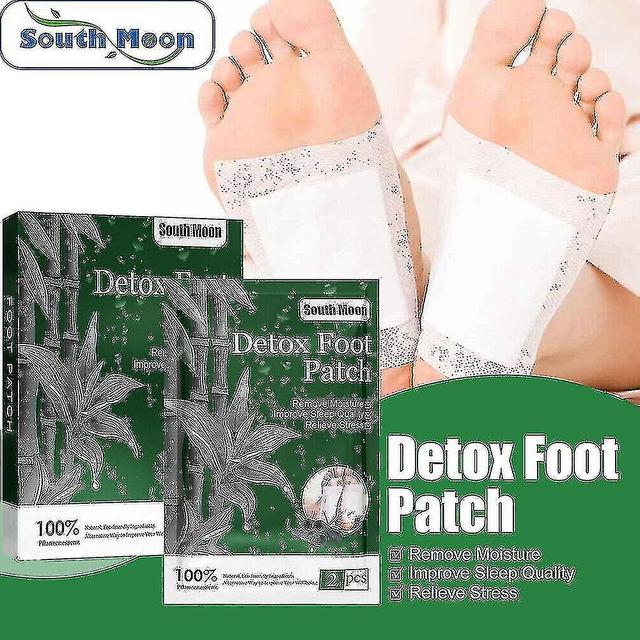 Heyin Natural Herbal Detox Foot Patches Pads Body Toxins Feet Slimming Deep-cleansing 2pcs on Productcaster.