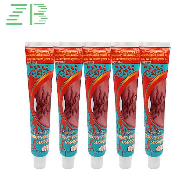 20g 5pcs Varicose Veins Ointment Vasculitis Phlebitis Pain Relief Dressing Spider Vein Body Natural Effective Repair Care Cream on Productcaster.