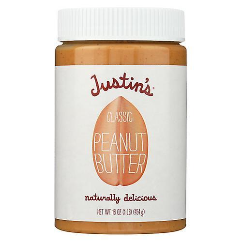 Justins Classic Erdnussbutter, Schachtel von 12 x 16 oz (Packung mit 1) on Productcaster.