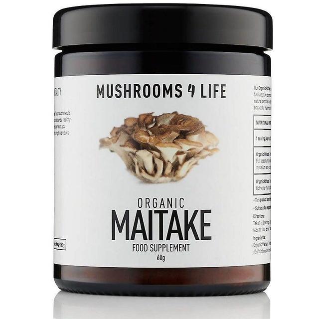 Mushrooms4Life Organic Maitake Mushroom Powder 60g (ML0096) on Productcaster.