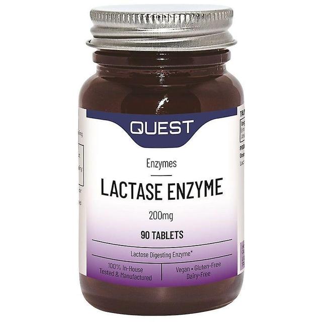 Quest Vitamins Lactase 200mg Tabs 90 (601485) on Productcaster.