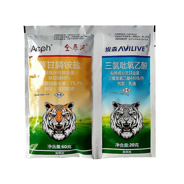 2pcs Glyphosate, Clopyroxyacetic Acid Orchard Wasteland Weed Removal, Kudzu Weeds, Shrubs, Wasteland Herbicide Irrigation on Productcaster.