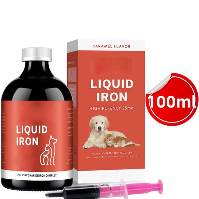 Supplément de fer liquide de 60ml pour chiens et chats souffrant d’anémie - Complexe de fer polysaccharidique formulé pour soutenir la santé du san... on Productcaster.