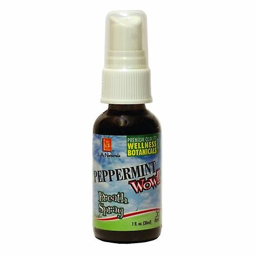 LA Naturals L. A .Naturals Peppermint Wow Breath Spray, 1 Oz (Pack of 3) on Productcaster.