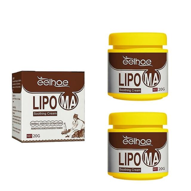 Lgigi 2stk Lipoma Cream Subkutane klumper Remover Behandlinger Medicin Væske Gælder for hud hævelse Cellulite Fibroma Fedt Masse Gips on Productcaster.