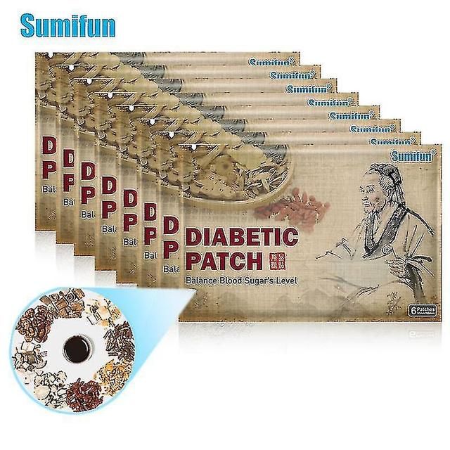 6/24/36/42pcs 100% natuurlijke kruiden diabetes patch lagere bloedglucose behandeling 6pcs on Productcaster.